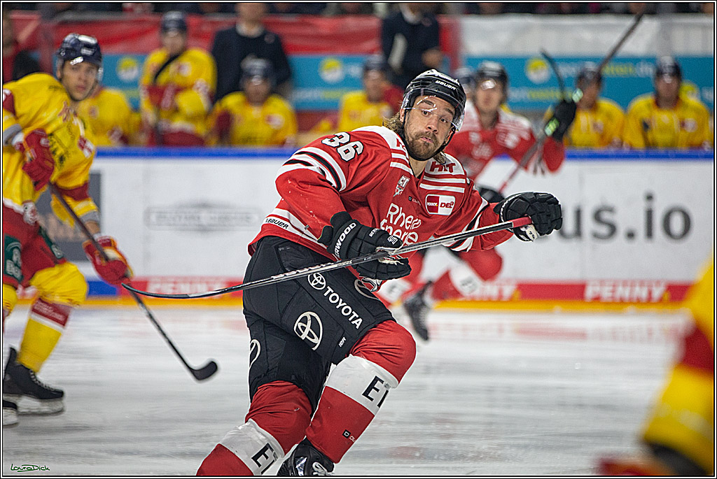 PENNY DEL; Koelner Haie- Duesseldorfer EG; Koeln, 16.12.2022